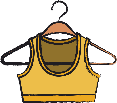 Shirt Top For Women In Clothes Hanger - Shirt (550x550)