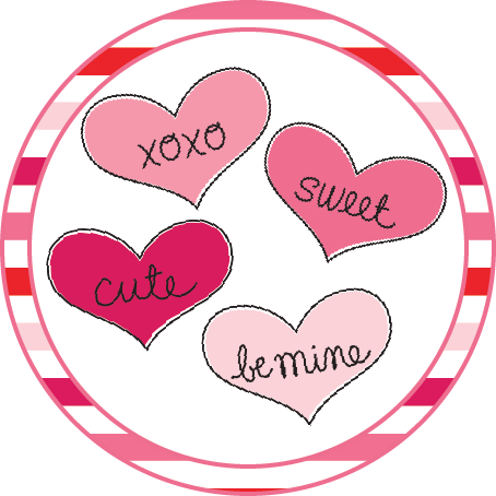 Valentine's Day Napkin Knot - Heart (454x454)