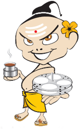 We Serve - - Mascot For Coffee Shop (281x450)