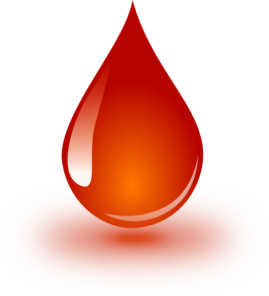 Drops Clipart Droplet - Blood Drop Clip Art (540x596)