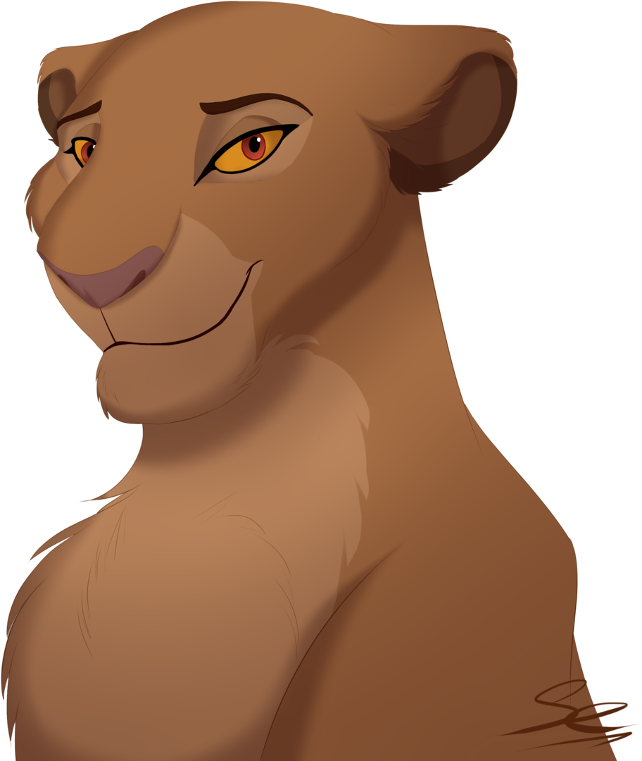 Queen Sarabi By Saurielan-d640xsy - Drawing Of Simba's Mom (1024x1245)
