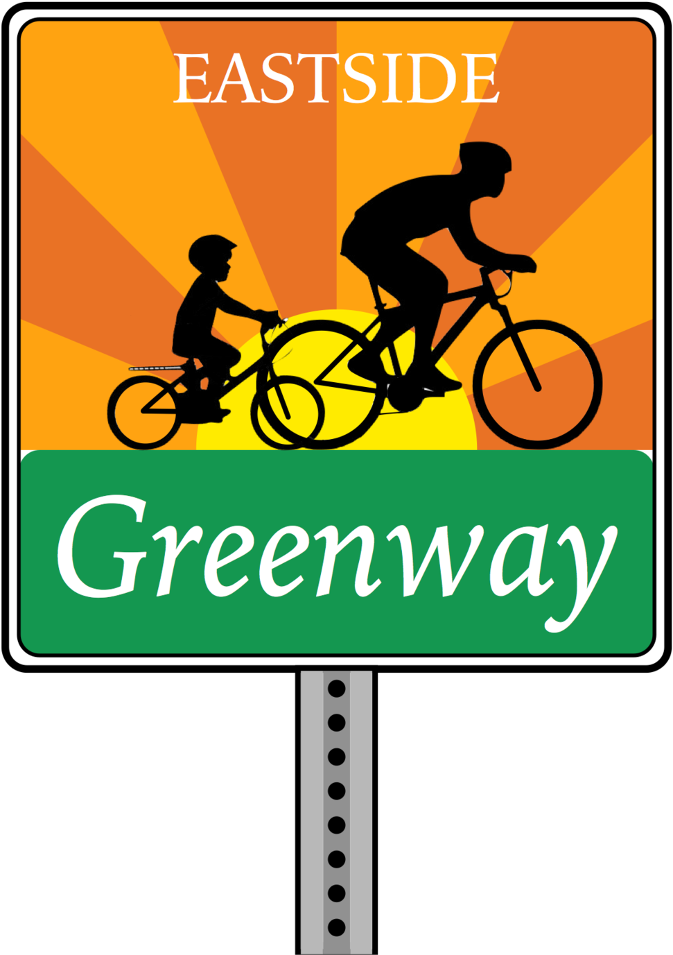 Concept Of Branding Along The Greenway Route - Concept Of Branding Along The Greenway Route (1000x1455)