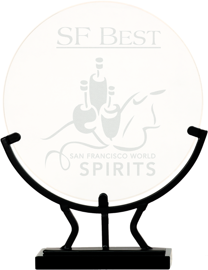 Small Round Vintage Glass With Metal Base - Glass (719x900)