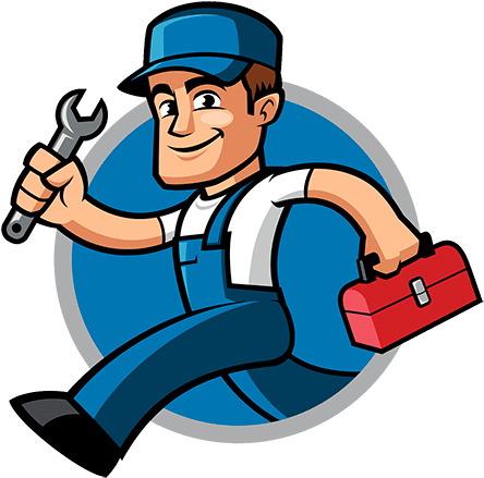 Plumbing Services - Plumber Vector (449x447)