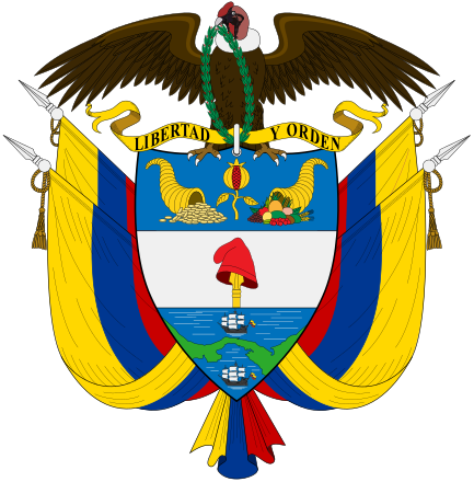 Women Vice President Clip Art - Colombia Coat Of Arms (433x440)