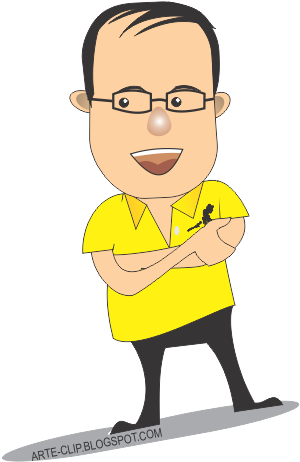 Presidents Clipart Noynoy - Caricature Of Noynoy Aquino (466x545)