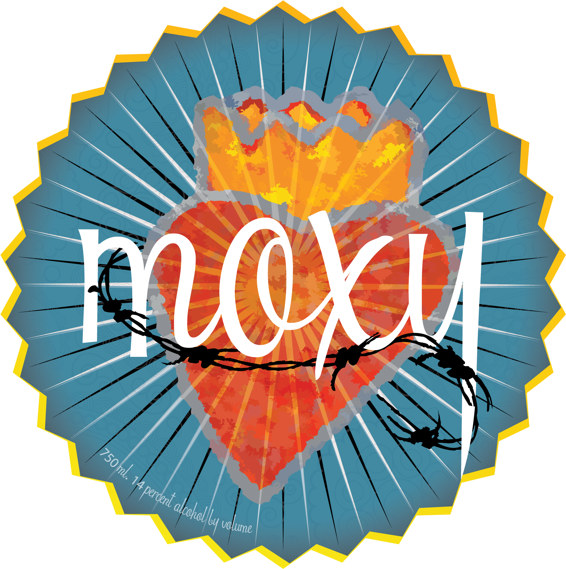 Hops & Vines' Label For Their New Wine, Drag Queen - Hopmeister (2000x2000)