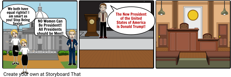 Sexism Comic Strip Project - Cartoon (757x300)