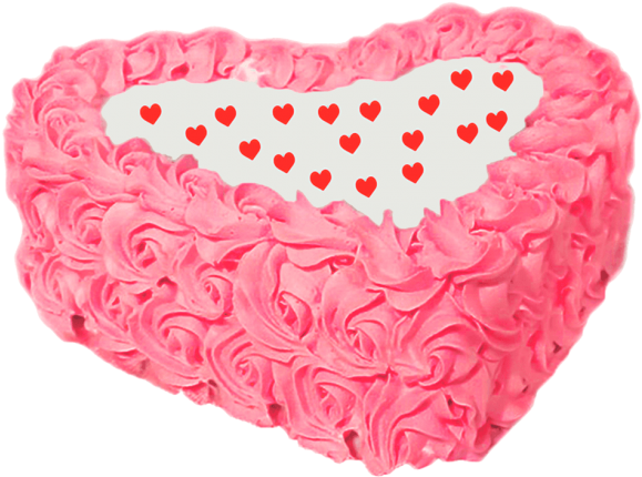 Red Roses Heart Shape Cake - Vanilla (600x600)