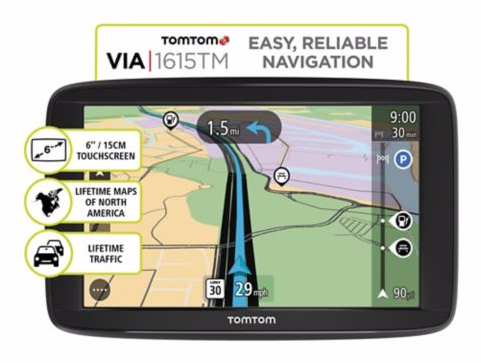 Tomtom 1615tm 6" Auto Gps - Tomtom Via 62 (6 Pouces) Europe 48 Cartographie Et (480x604)