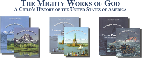 The Mighty Works Of God History Of United States Bradford - Divine Providence: A Child's History Of The United (559x216)