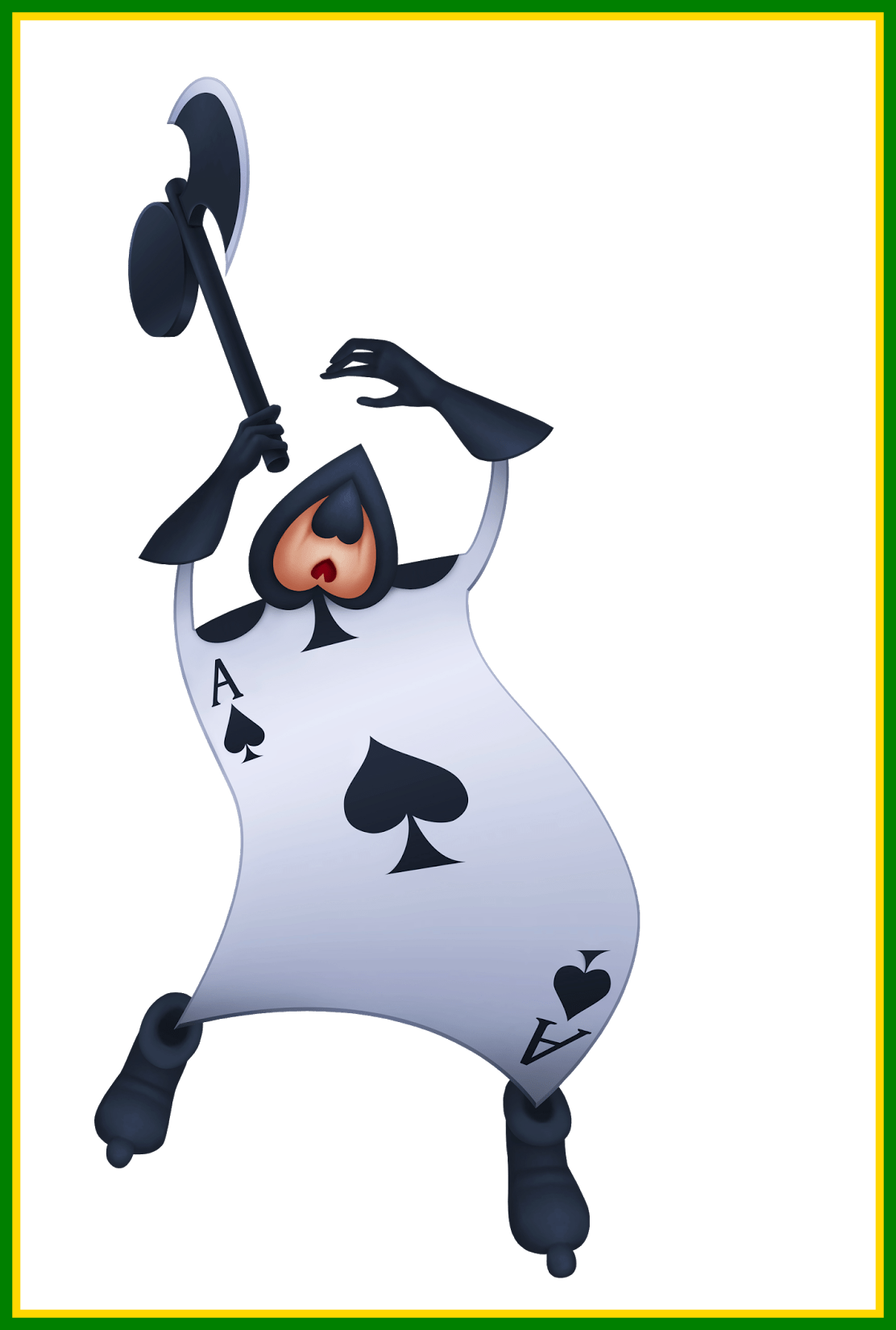 Penguin Clipart Penguin Clipart Birthday The Best Objetos - Alice In Wonderland Card Soldiers (1112x1650)