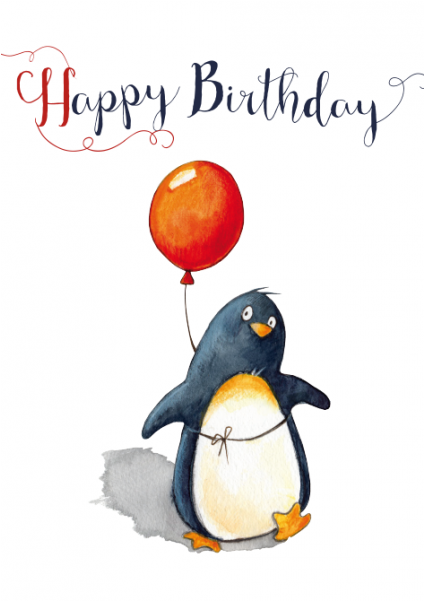 Happy Birthday/bild1 - Happy Birthday Penguin (600x600)