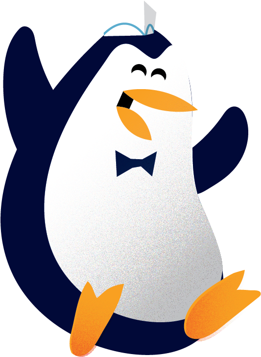 What Do Penguins Sing At Birthday Parties - Cartoon (732x900)