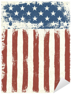 Grunge American Flag Background - American Flag Portrait Background (400x400)