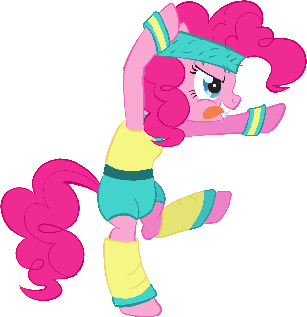 Pinkie Pie Yoga By Pixelspriteart - Cartoon (636x659)