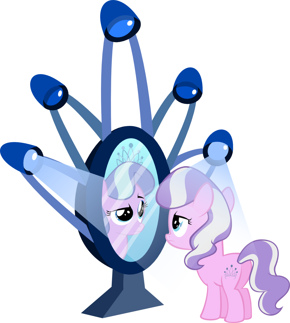 Magerblutooth, Diamond Tiara, Lamps, Mirror, Safe, - Cartoon (999x1113)