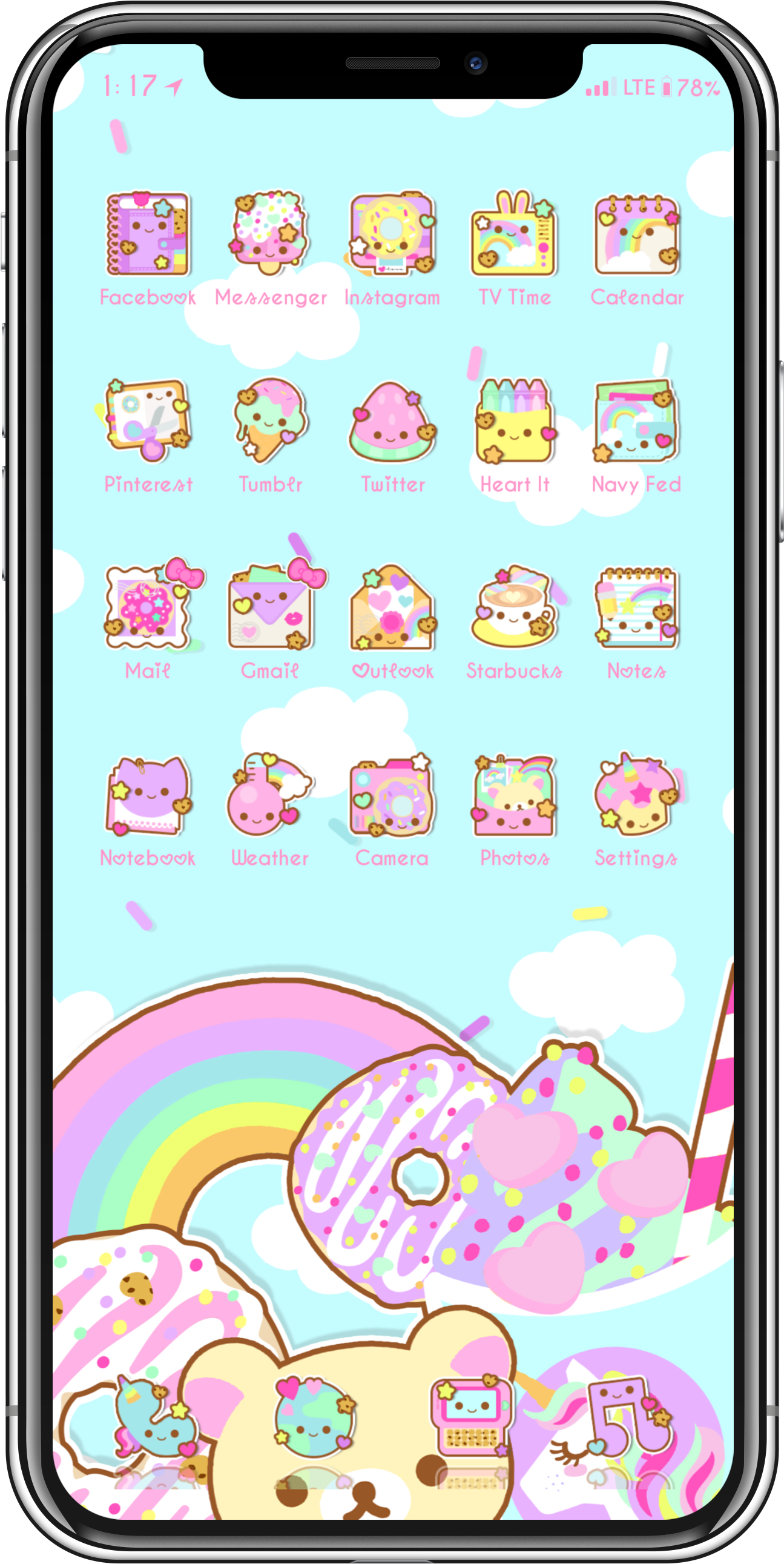 Iphone X Screen Running On Ios - Art (1460x2800)