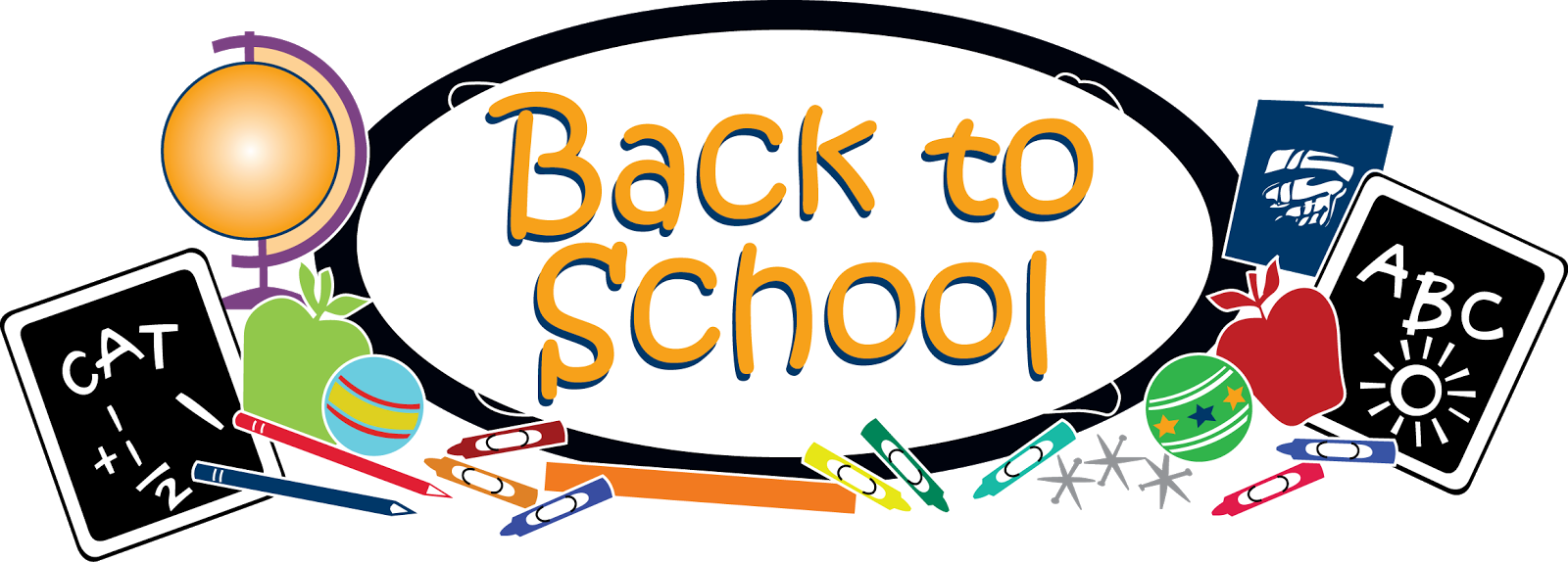 Back To School Transparent Png Pictures - Back To School Icon Png (1600x574)