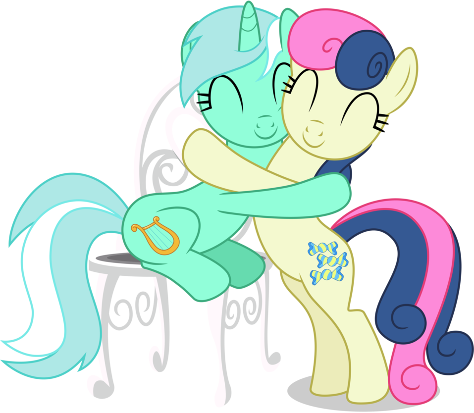 Lyra And Bon Bon - Bon Bon My Little Pony (957x834)
