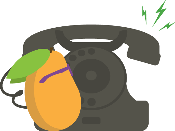 Mango Phone Ringing - Telephone (564x422)