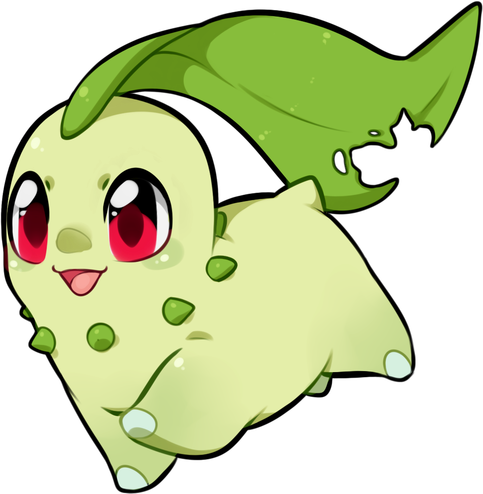 Chikorita - All 7 Grass Starter Pokemon (1000x1000)