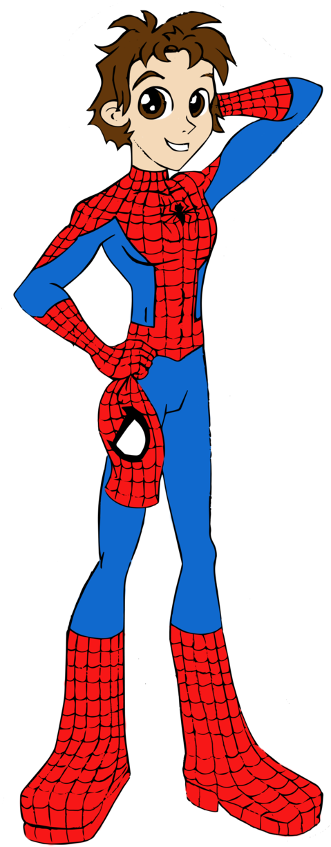 Equestria Girls Styled Spider Man By Edcom02 - Spider Man Equestria Girls (652x1224)