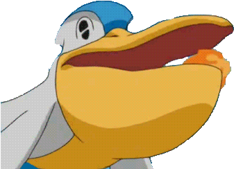 Poekmon Pelipper Ahooting Fire - Pokemon Pelipper Gif (450x329)