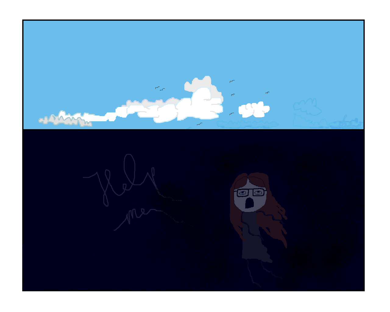 You're About To Give Up When You're Thrown A Small - Illustration (1280x1024)