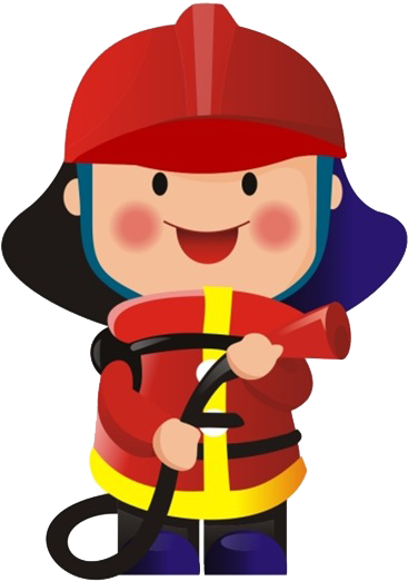 Bombero Animado Png - Fireman Clip Art (392x530)