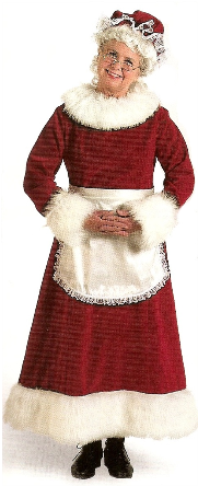 Claus Larger Image - Disfraz De Mama Noel Abuelita (248x500)