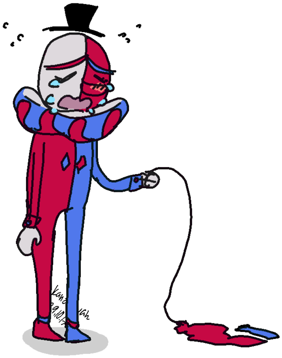 [cuphead] Who Pop His Balloon By Kanomwanie - Digital Art (894x894)