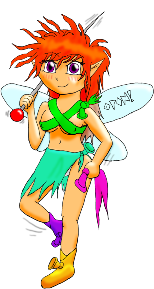 Balloon Pop Fairy By Ponfuusen - Fairy (692x1153)