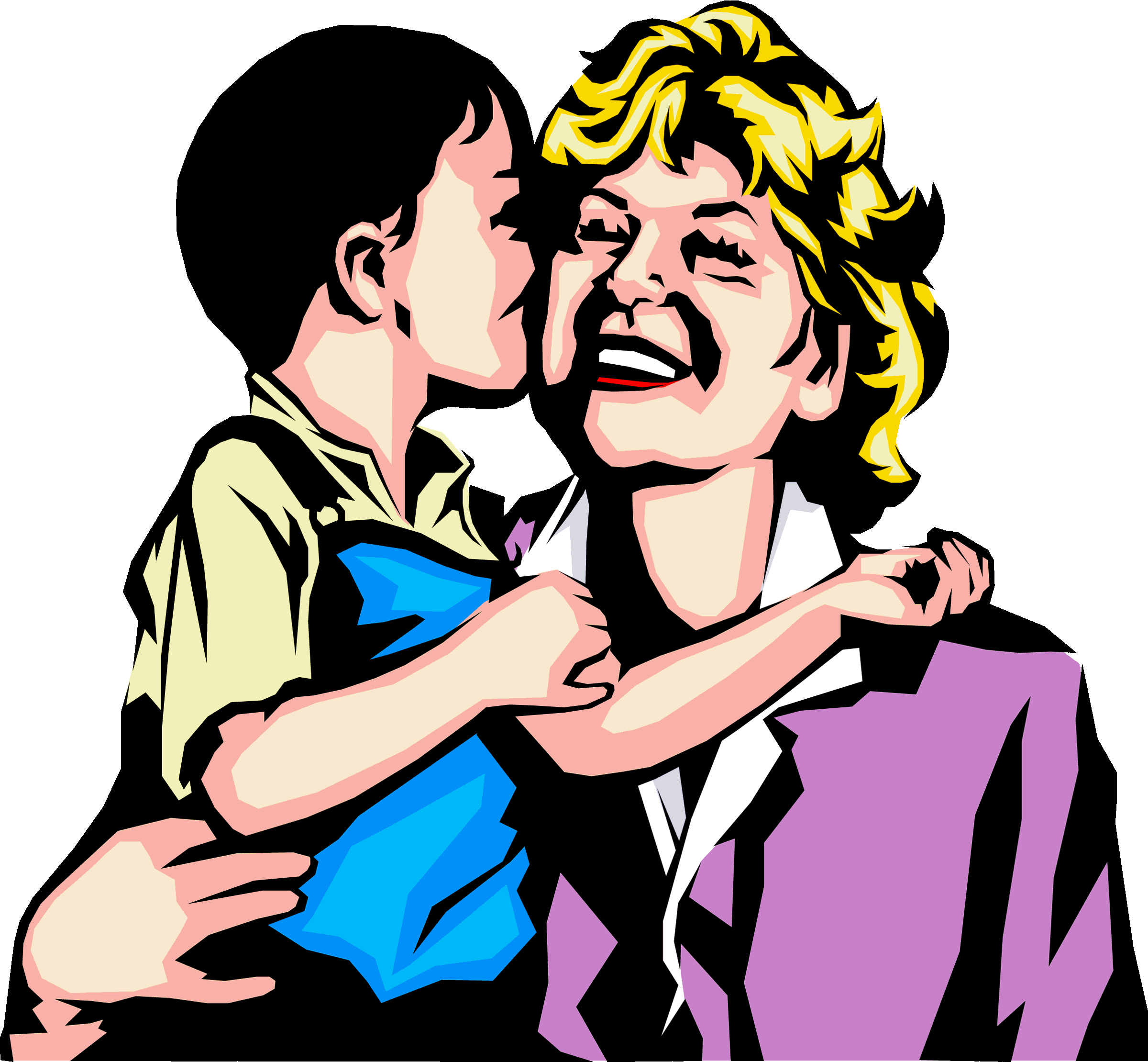 Grandmother - Clipart - Grandmother And Child Clipart (2400x2219)