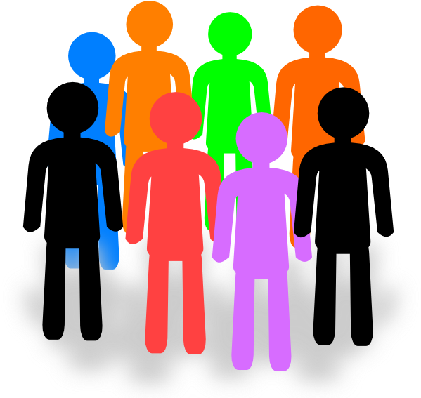 Clip Art Group Of People Clipart Kid - Group Clipart (600x578)