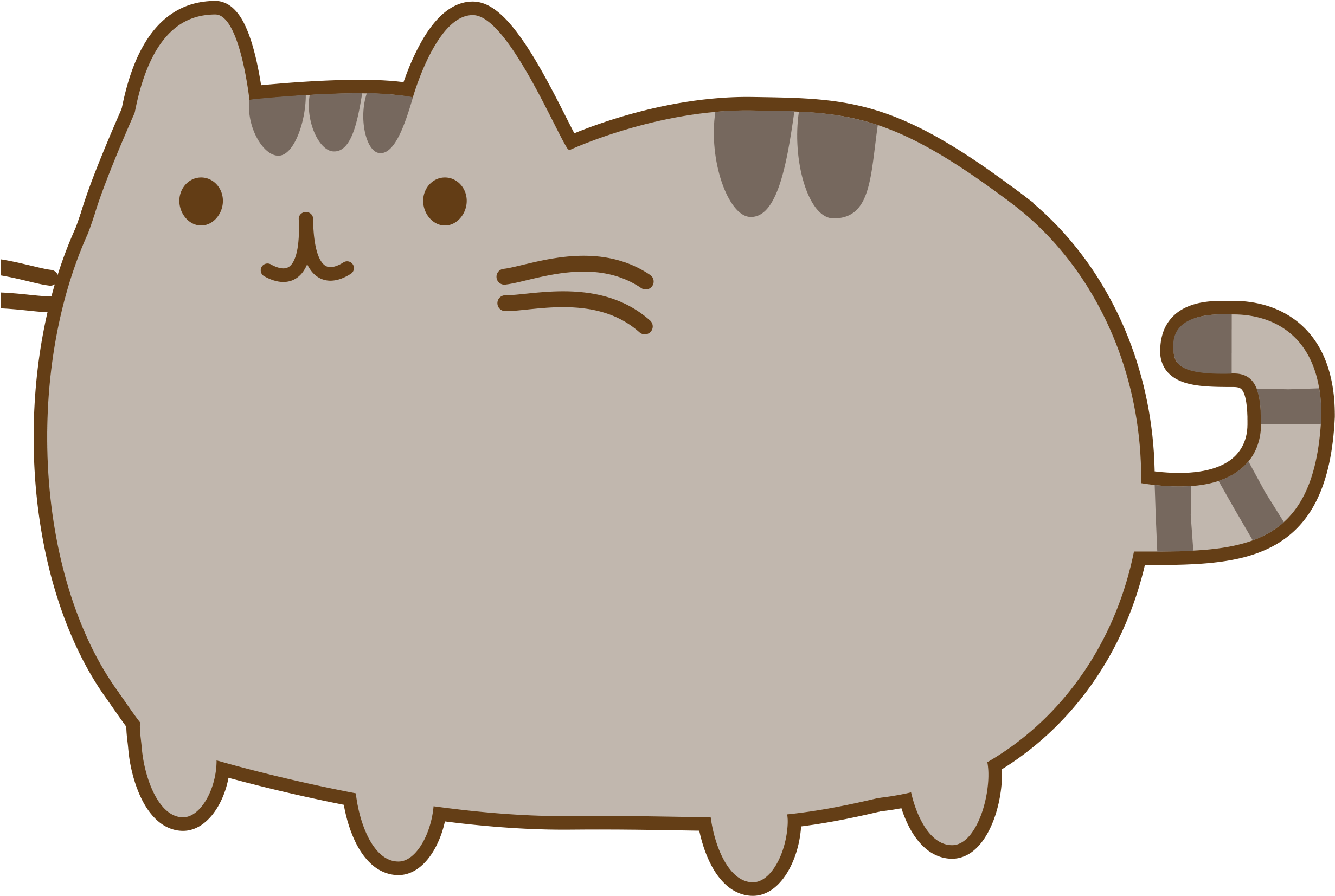 Pusheen Clip Art (2469x1669)