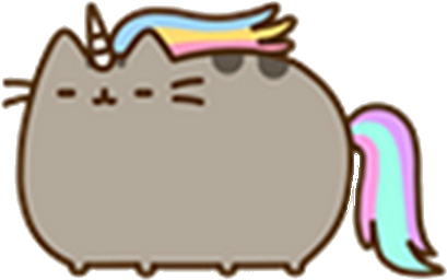 Gato Pusheen Png By Vaniiina - Unicorn Pusheen (483x371)