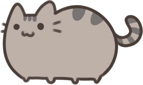 Pusheen Aka The Cute Of Cuteness By Favouritefi - Cute Cat Drawing Png (490x291)