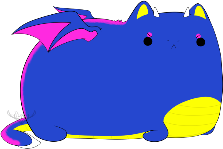 [c] Pusheen Pop The Furry Dragon - [c] Pusheen Pop The Furry Dragon (750x495)