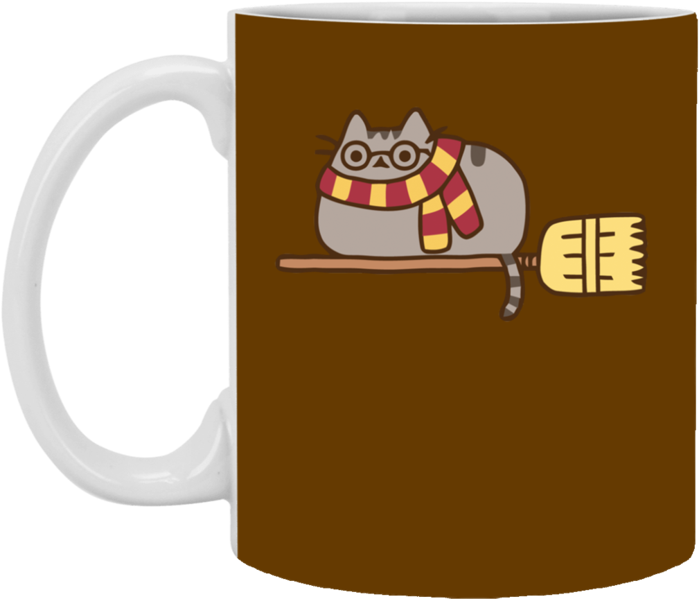 Pusheen Harry Potter Mug Cup Gift - Cute Harry Potter Clothes (1024x1024)