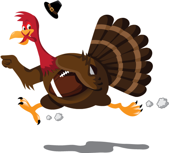 Turkey Day Video Contest - Flying Turkey Clipart (611x612)