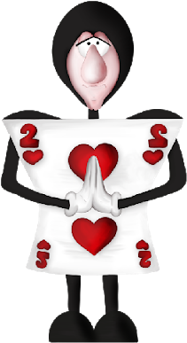 Alice In Wonderland Clipart Hearts - Clip Art (400x400)