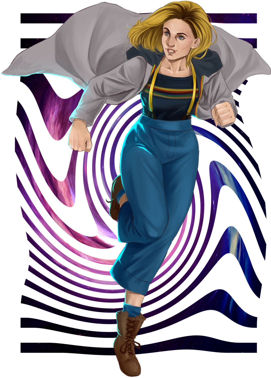 Sketch By Annettasassi - Doctor Who 13th Doctor Art (1280x1544)