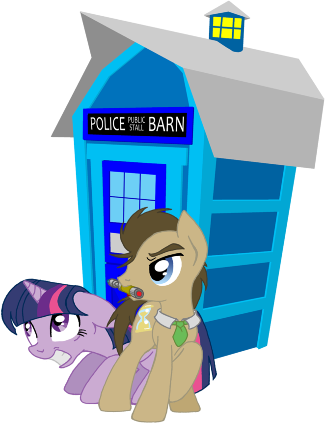 Police Ptl Arn Stall The Doctor Twilight Sparkle Derpy - Doctor Whooves (680x875)