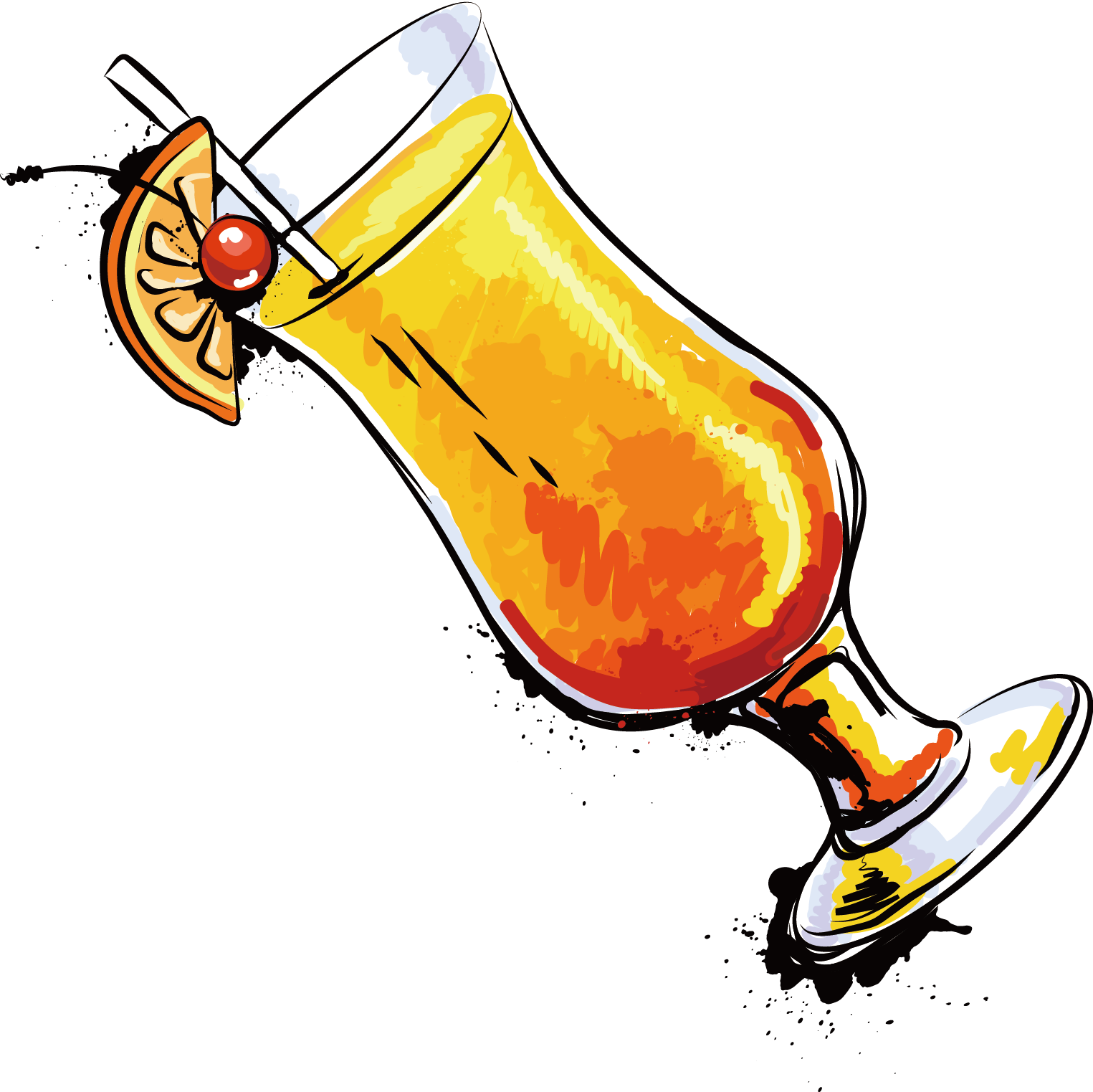 Juice Orange Soft Drink - Juice Orange Soft Drink (1525x1523)
