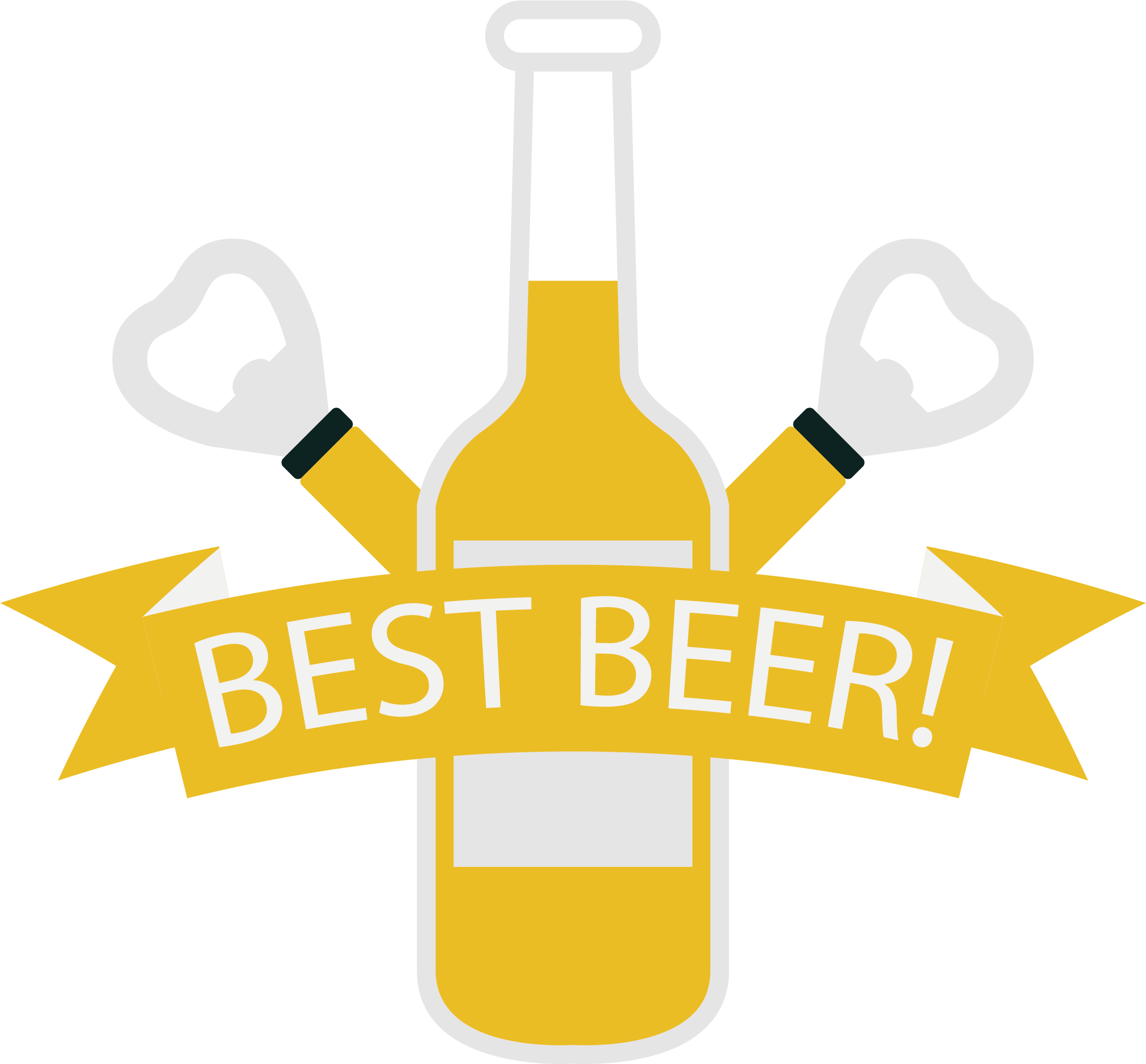 Beer Wine Drink Bottle - Klubben I Mitt Hjerte (2249x2089)