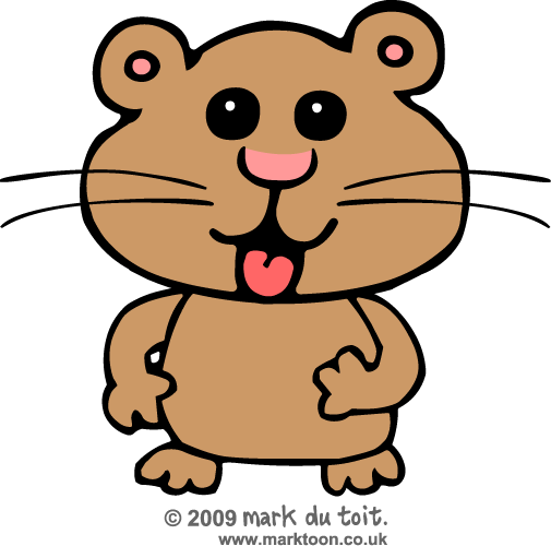 Fuzzy Clipart Hamster - Hamster Cartoon No Background (505x500)