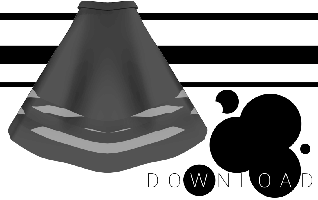 [mmd] Black Skirt Dl By Kitten-s - Mmd Black Skirt (1095x730)