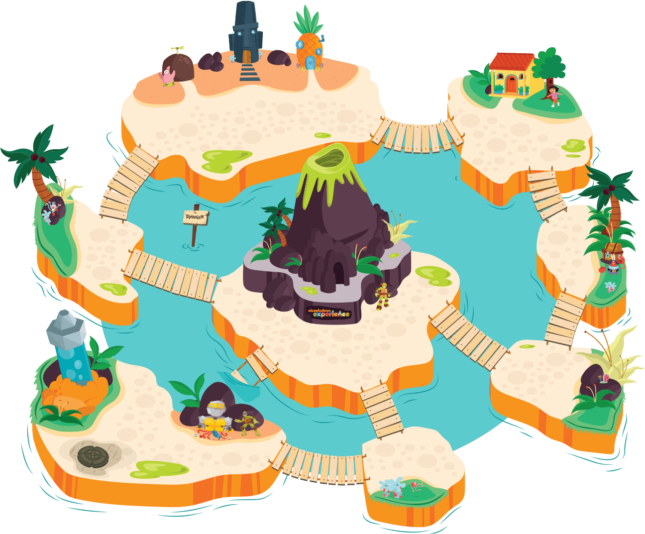 The Goal For Users Is To Successfully Guide Spongebob - Birthday Cake (2560x1440)