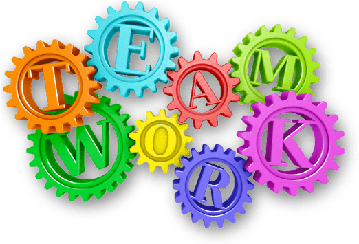 Team Building Activities In The Workplace - Team Work Png Logo (528x354)